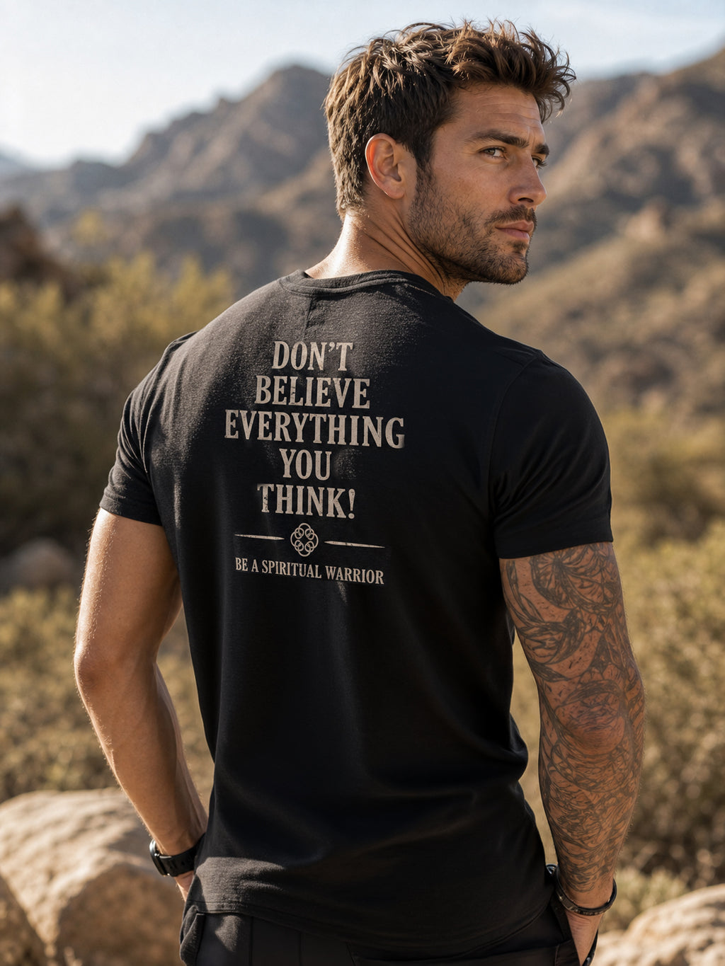 Don't Believe Everything Tee - Black