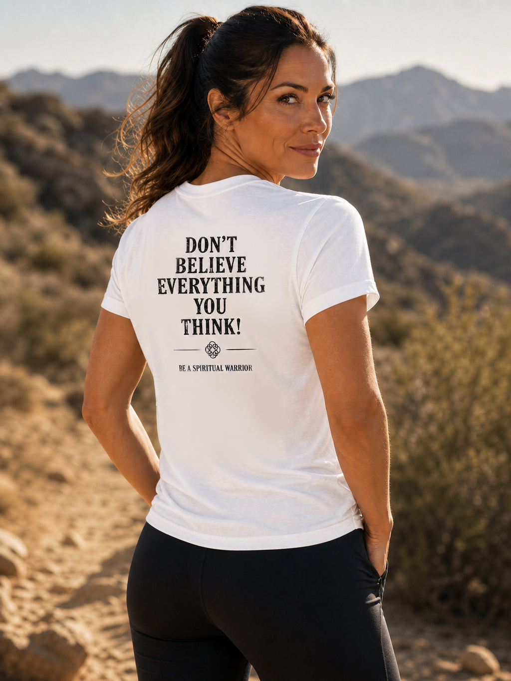 Don't Believe Everything Tee - White