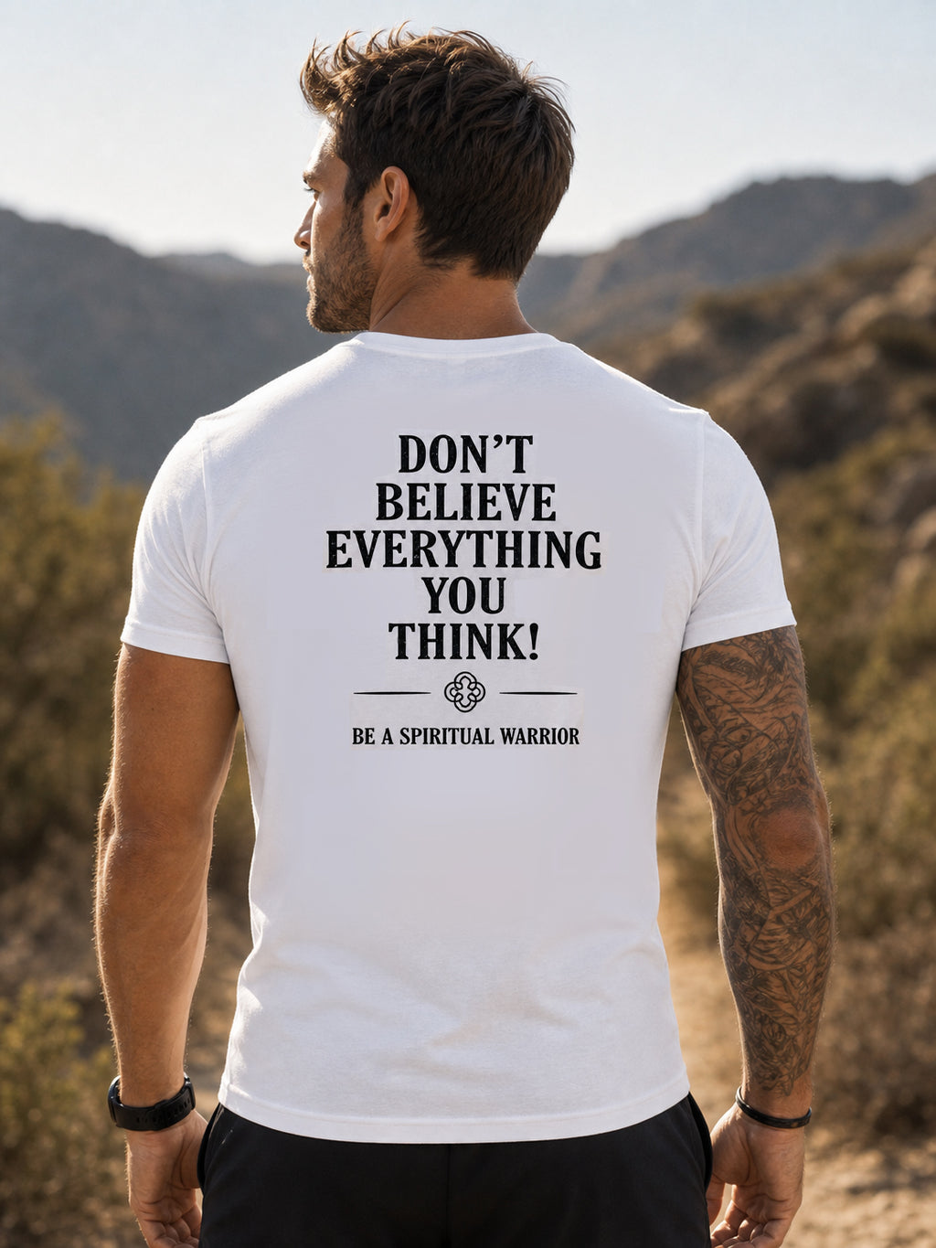 Don't Believe Everything Tee - White