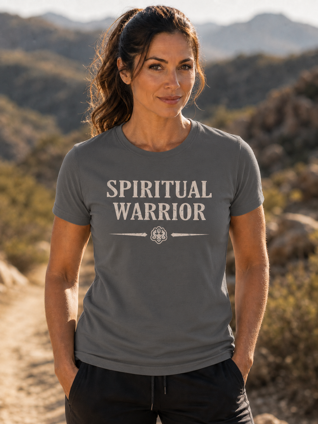 Spiritual Warrior Tee - Grey