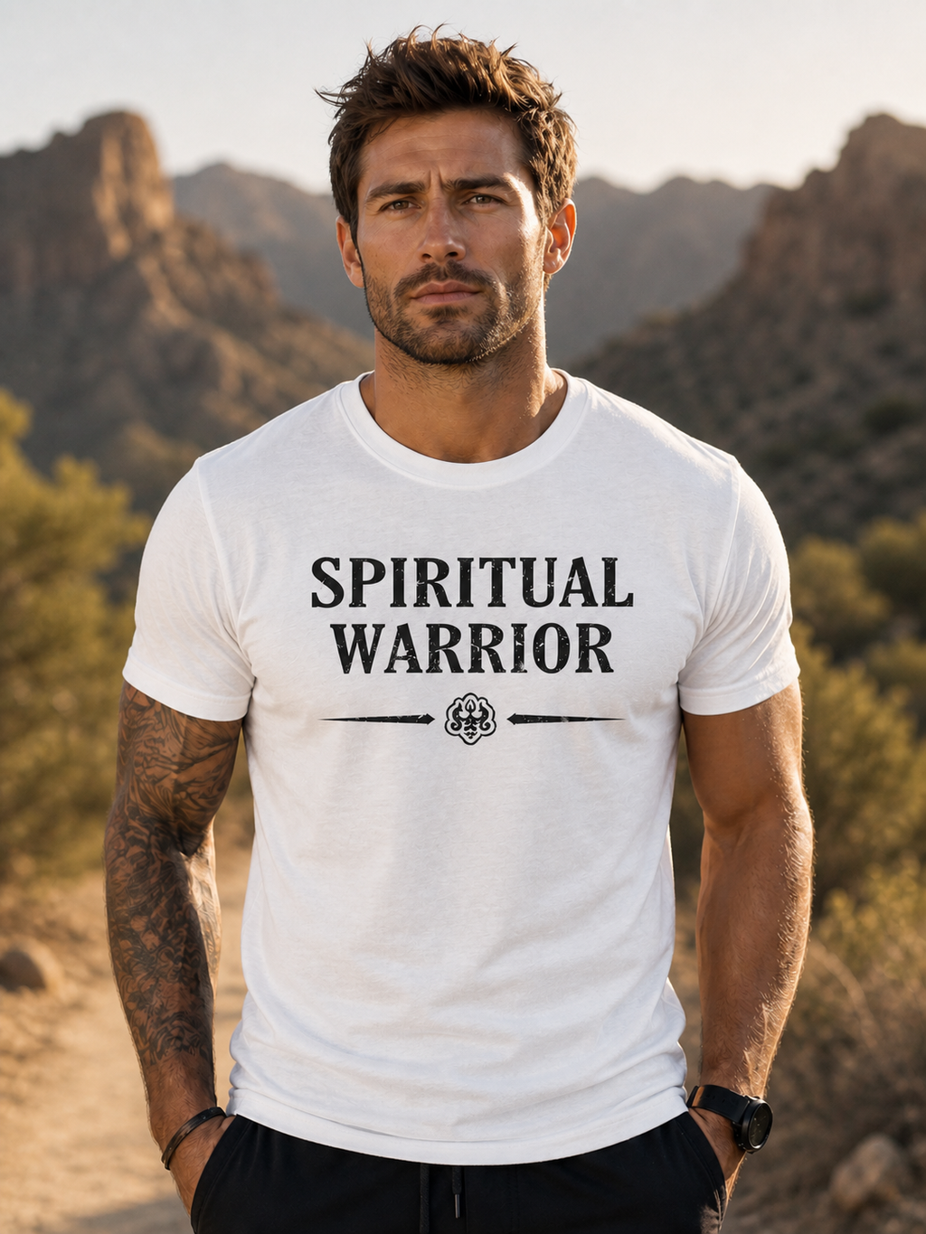 Spiritual Warrior Tee - White