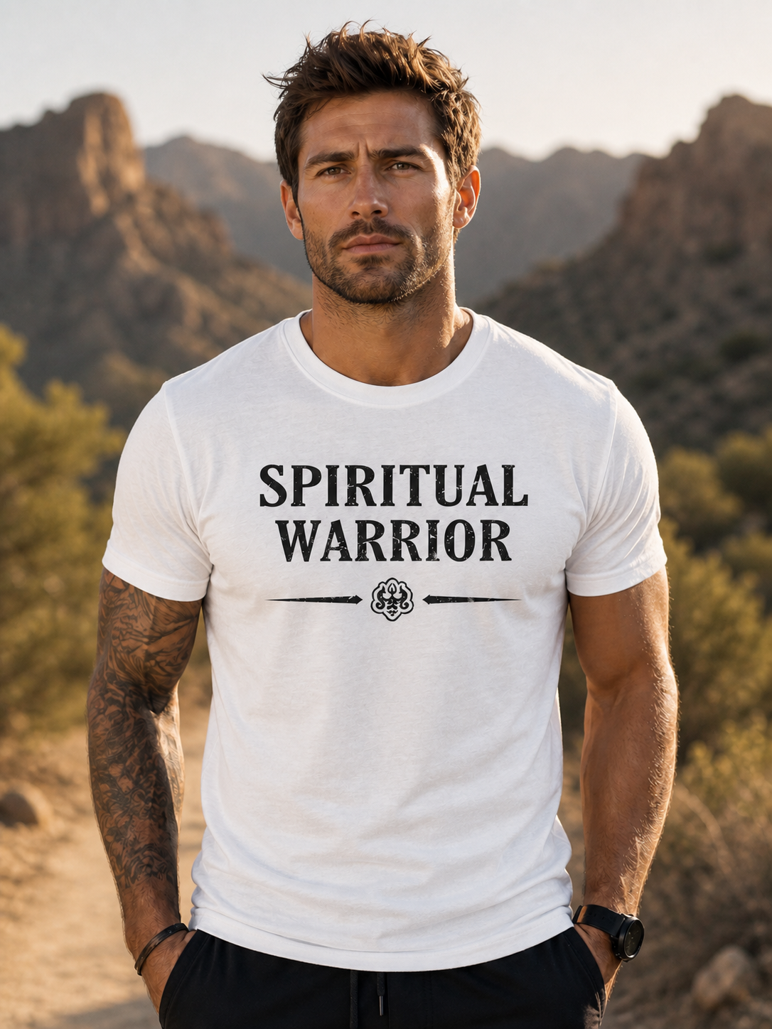 Spiritual Warrior Tee - White