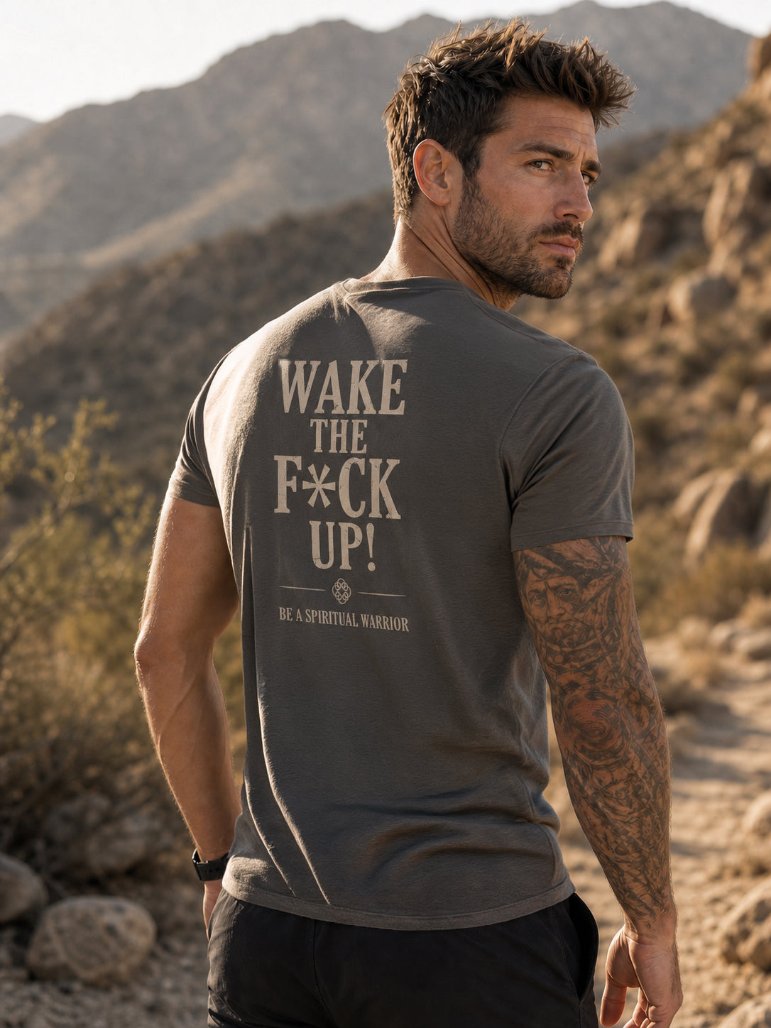 Wake the F*ck Up Tee - Grey