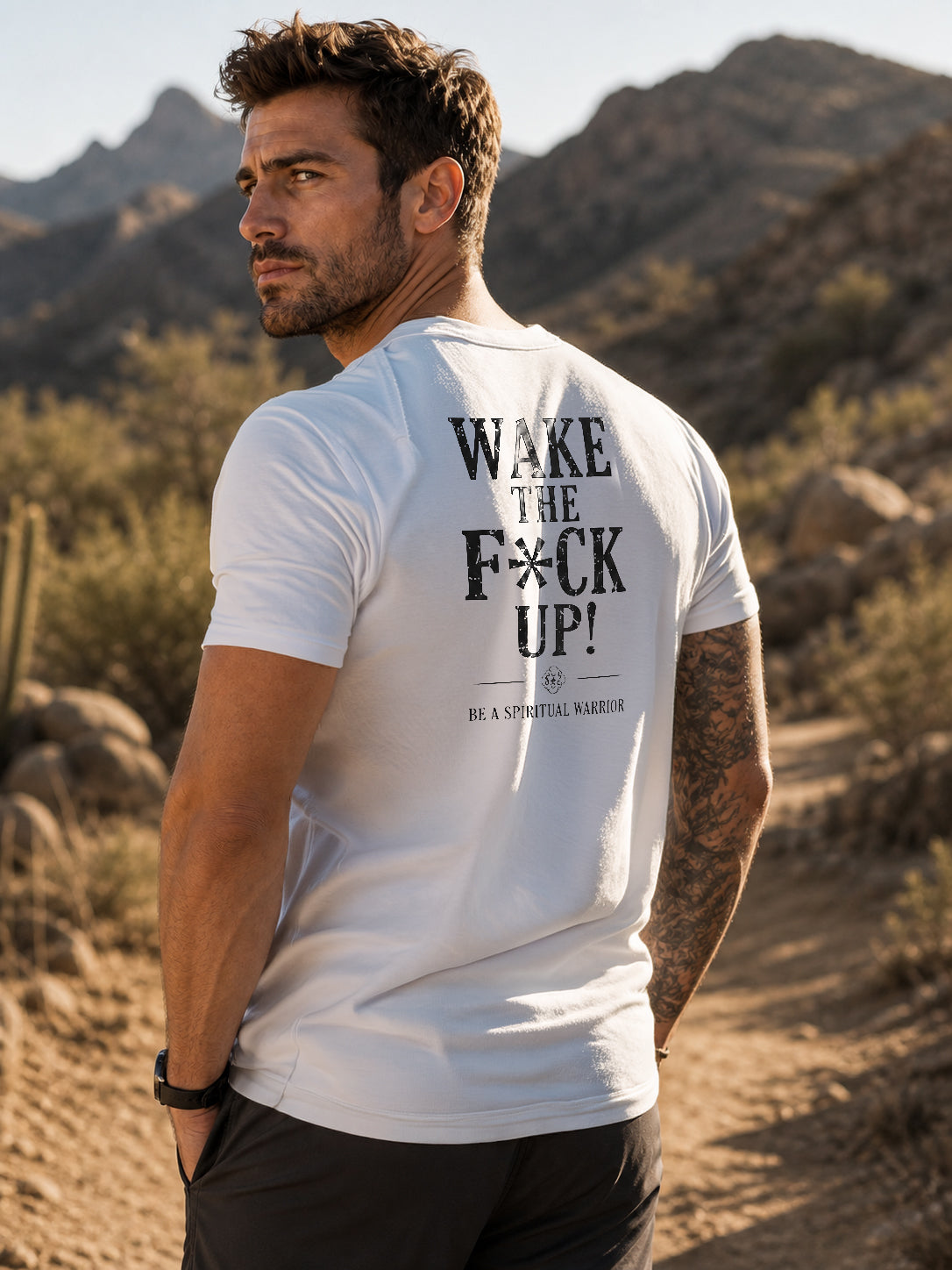Wake the F*ck Up Tee - White